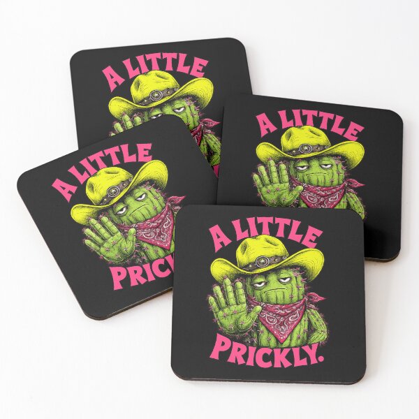 Item preview, A Little Prickly Funny Cactus Neon Western Humor designed and sold by Anyshca.