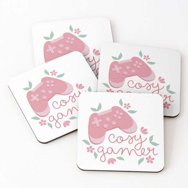 Item preview, Cosy Gamer Pink Game Controller with Flowers designed and sold by winterpumpkin.