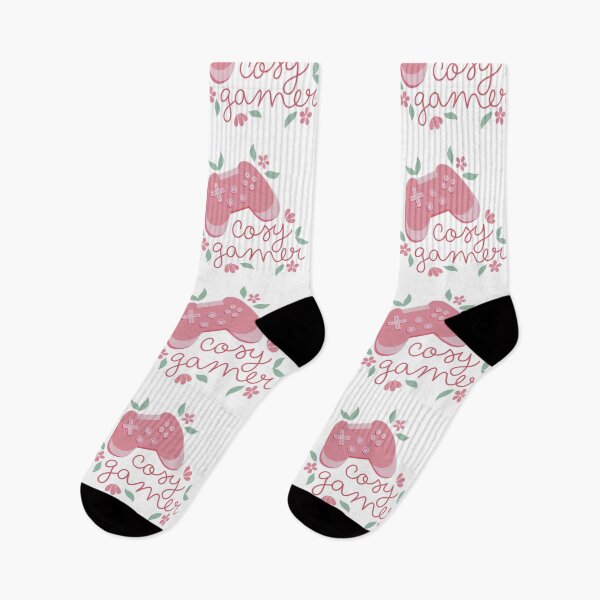 Item preview, Cosy Gamer Pink Game Controller with Flowers designed and sold by winterpumpkin.
