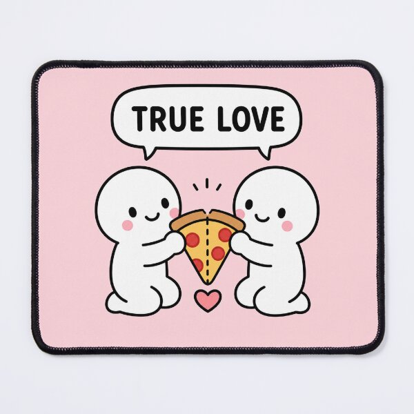 Item preview, True Love Pizza Couple Cute designed and sold by MonkiFlipp.