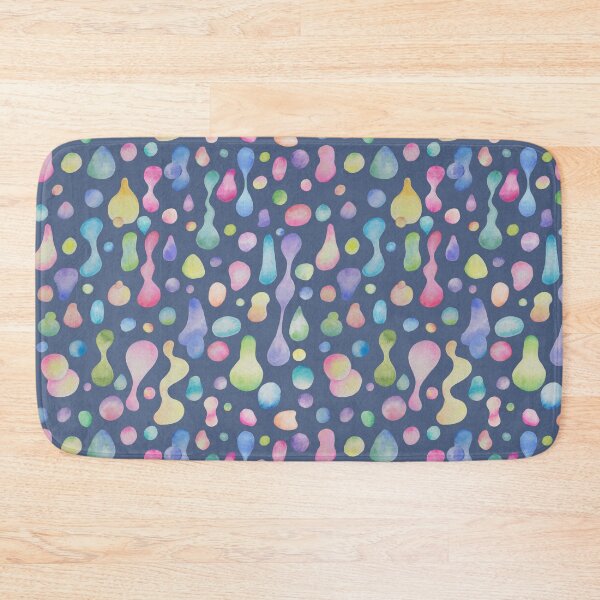 Item preview, Molten Magic! Watercolor Lava Blobs Seamless Pattern in Blue designed and sold by Sukilopi.