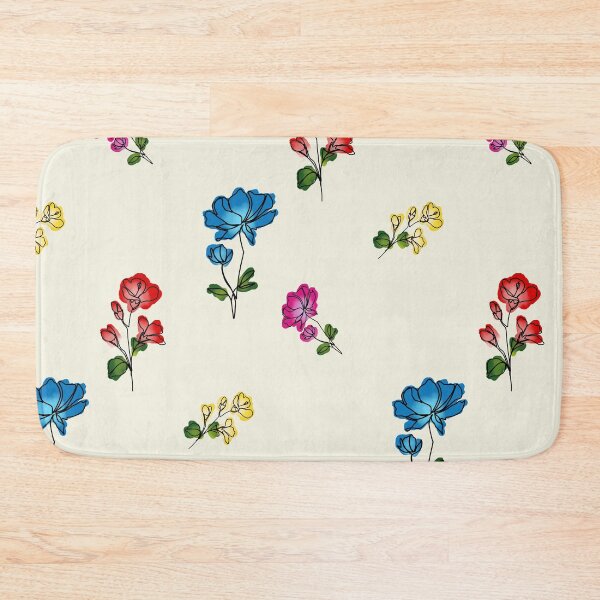 Item preview, One line flower peonies colourful  designed and sold by Modest-Threads.