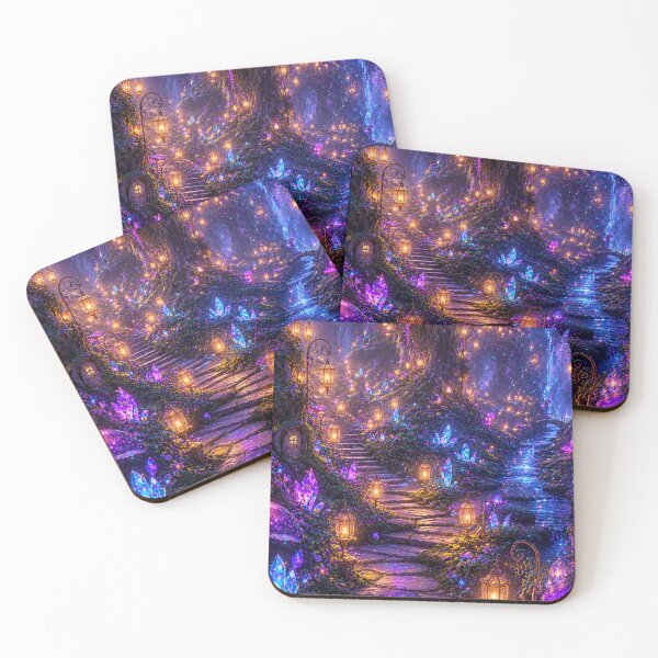 Item preview, Enchanted Lantern Forest designed and sold by Gold&pixels.