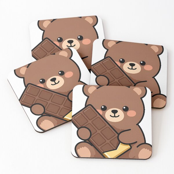 Item preview, Bear Cub Chocolate Bar Icon designed and sold by pumsquare.