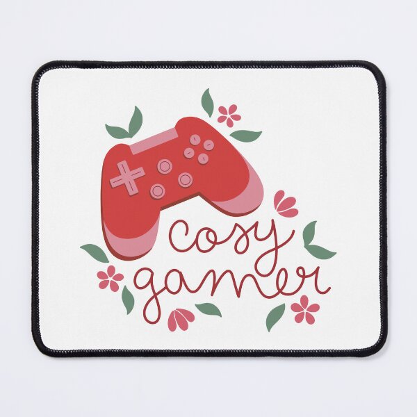 Item preview, Cosy Gamer Red Game Controller with Flowers designed and sold by winterpumpkin.