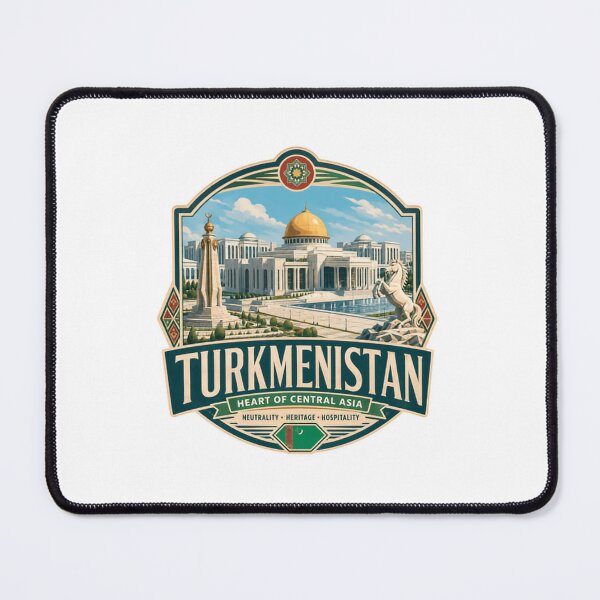 Item preview, Turkmenistan Heart Of Central Asia Neutrality Heritage Hospitality Travel Culture designed and sold by Simsimah26Parks.
