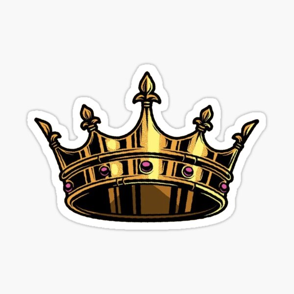 head over heels musical crown Sticker