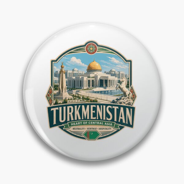 Item preview, Turkmenistan Heart Of Central Asia Neutrality Heritage Hospitality Travel Culture designed and sold by Simsimah26Parks.