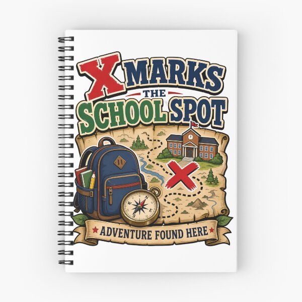 Item preview, Back to School – X Marks the School Spot designed and sold by Fenay Designs.