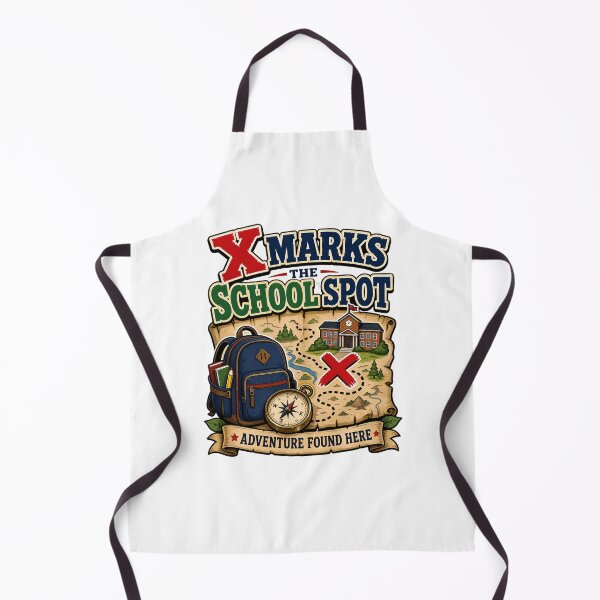 Item preview, Back to School – X Marks the School Spot designed and sold by Fenay Designs.