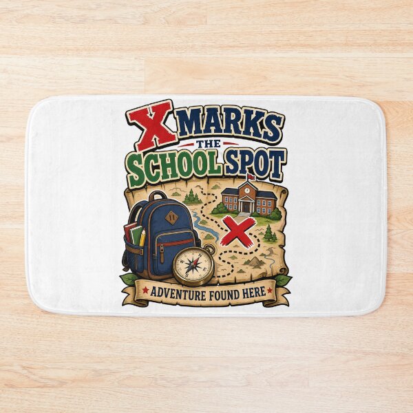 Item preview, Back to School – X Marks the School Spot designed and sold by Fenay Designs.