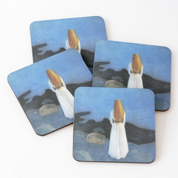 Item preview, Young Woman on the Beach Edvard Munch Art designed and sold by ArtUnova.