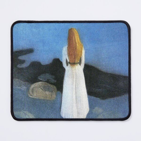 Item preview, Young Woman on the Beach Edvard Munch Art designed and sold by ArtUnova.