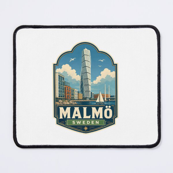 Item preview, Malmö Sweden Travel Souvenir City Landmark designed and sold by Simsimah26Parks.