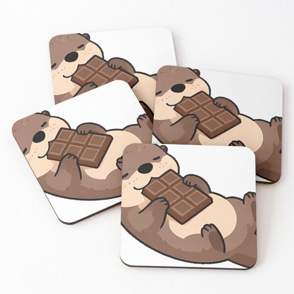 Item preview, Otter Chocolate Bar Bite Icon designed and sold by pumsquare.