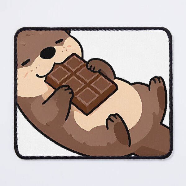 Item preview, Otter Chocolate Bar Bite Icon designed and sold by pumsquare.