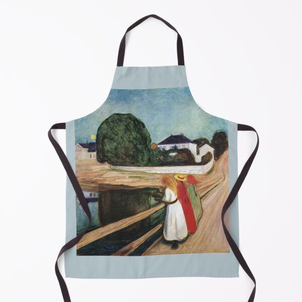 Item preview, The Girls on the Bridge Edvard Munch Art designed and sold by ArtUnova.