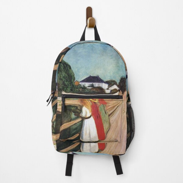 Item preview, The Girls on the Bridge Edvard Munch Art designed and sold by ArtUnova.