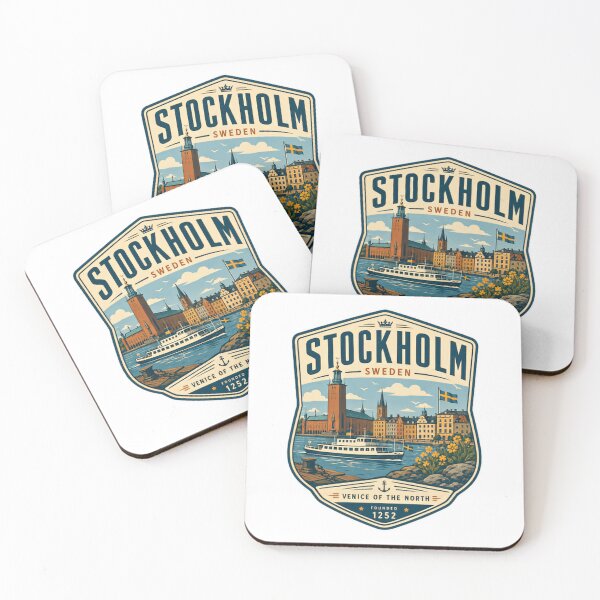 Item preview, Stockholm Sweden Travel Souvenir Venice Of The North Founded 1252 City Landmark designed and sold by Simsimah26Parks.