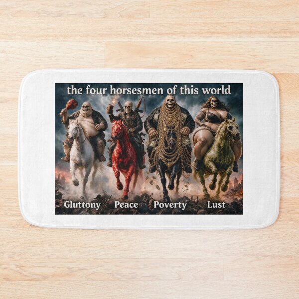 Item preview, The Four Horsemen of Modern World designed and sold by Nela-&-Lena.
