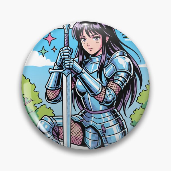 Item preview, SURRENDER Retro Manga Knight Japanese Streetwear Graphic T-Shirt designed and sold by RGB-crayon.