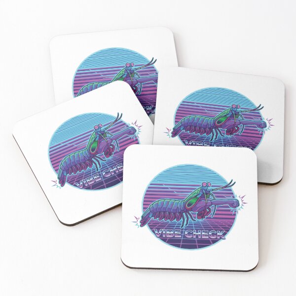 Item preview, Vibe Check Retro Sunset Peacock Mantis Shrimp designed and sold by Arc2020.