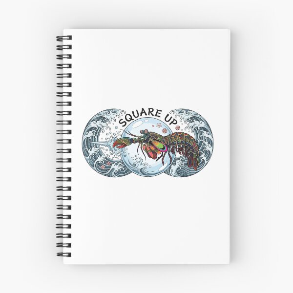 Item preview, Square Up Peacock Mantis Shrimp Japanese Tattoo designed and sold by Arc2020.