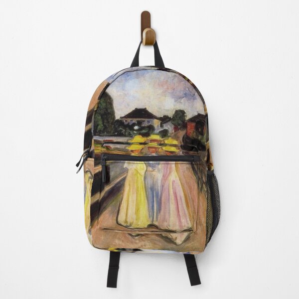 Item preview, Three Girls on the Jetty Edvard Munch Art designed and sold by ArtUnova.