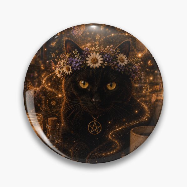 Item preview, Magic in Bloom Celestial Cat designed and sold by fernandmoonbeam.
