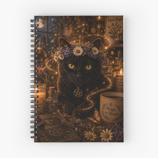 Item preview, Magic in Bloom Celestial Cat designed and sold by fernandmoonbeam.