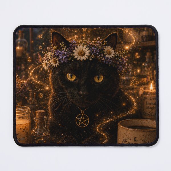 Item preview, Magic in Bloom Celestial Cat designed and sold by fernandmoonbeam.