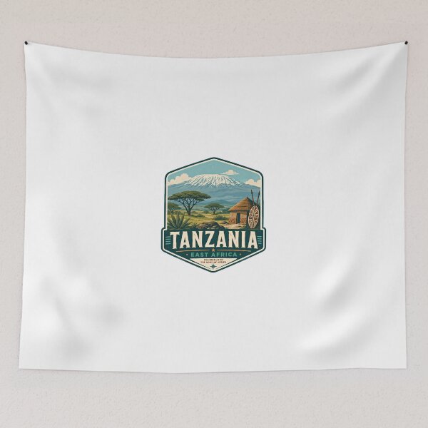 Item preview, Tanzania East Africa Kilimanjaro The Roof Of Africa African Travel Hiker Safari designed and sold by Simsimah26Parks.
