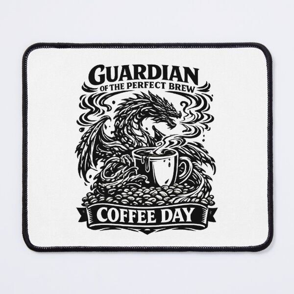 Item preview, Guardian Of The Perfect Brew Coffee Day Dragon Coffee Lover Gift designed and sold by irfanshikh.