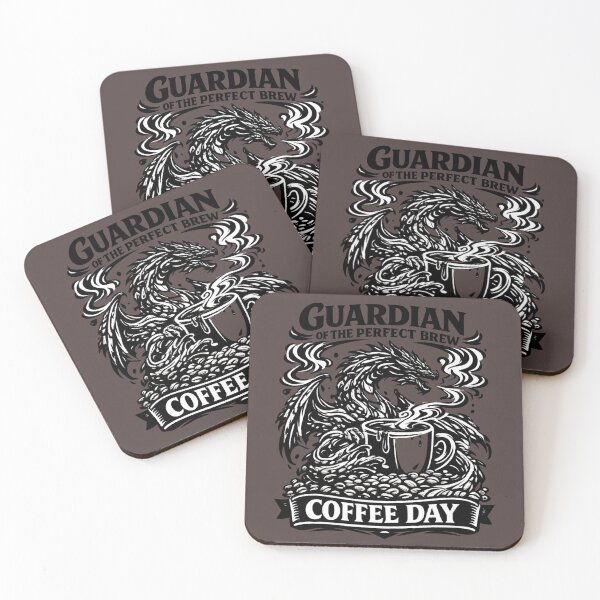 Item preview, Guardian Of The Perfect Brew Coffee Day Dragon Coffee Lover Gift designed and sold by irfanshikh.