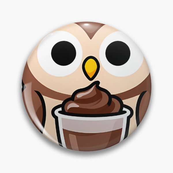 Item preview, Owl Chocolate Pudding Icon designed and sold by pumsquare.