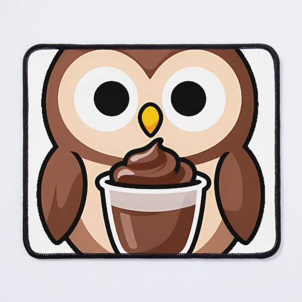 Item preview, Owl Chocolate Pudding Icon designed and sold by pumsquare.