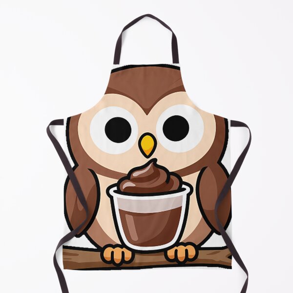 Item preview, Owl Chocolate Pudding Icon designed and sold by pumsquare.