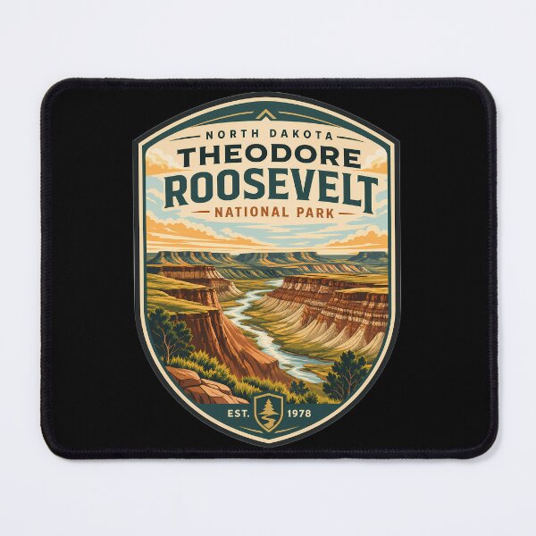 Item preview, Theodore Roosevelt National Park Travel Landscape designed and sold by FrontierCosmic.