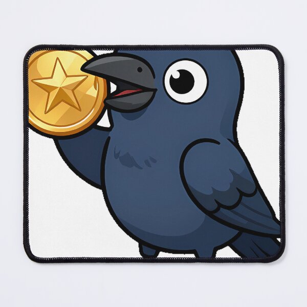Item preview, Crow Chocolate Coin Icon designed and sold by pumsquare.