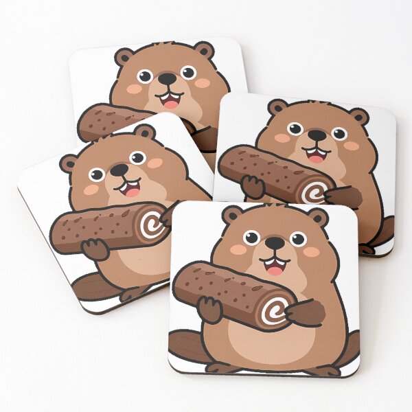 Item preview, Beaver Chocolate Log Icon designed and sold by pumsquare.