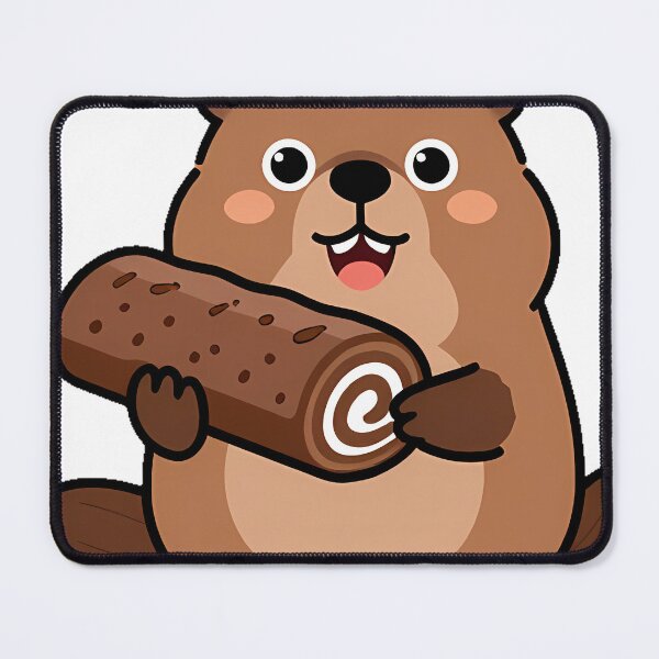 Item preview, Beaver Chocolate Log Icon designed and sold by pumsquare.