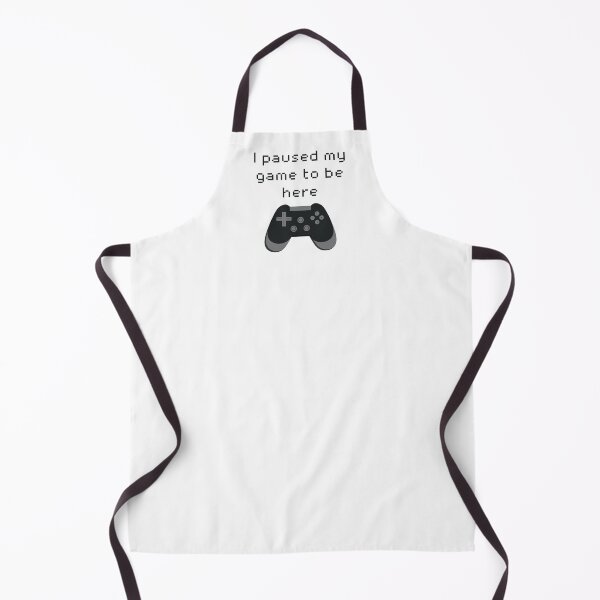 Item preview, I Paused My Game to Be Here Black Game Controller designed and sold by winterpumpkin.