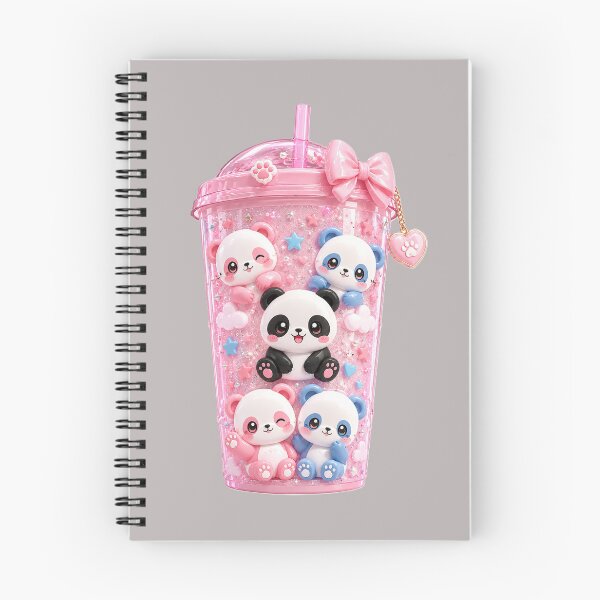 Item preview, Cute Pink Panda Tumbler – Kawaii 3D Pastel Cup Aesthetic Sticker designed and sold by AstraDrip Studio.