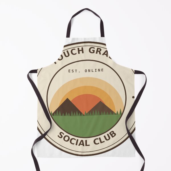 Item preview, Touch Grass Social Club – Retro Vintage Badge designed and sold by Kayam Store.