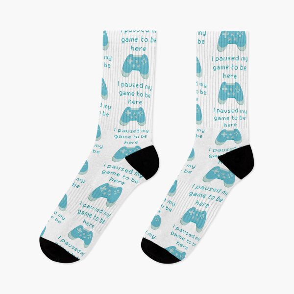 Item preview, I Paused My Game to Be Here Blue Game Controller designed and sold by winterpumpkin.
