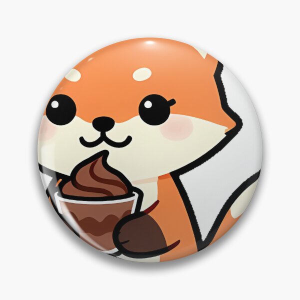 Item preview, Fox Chocolate Mousse Icon designed and sold by pumsquare.