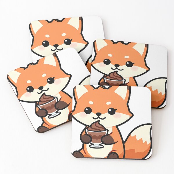 Item preview, Fox Chocolate Mousse Icon designed and sold by pumsquare.