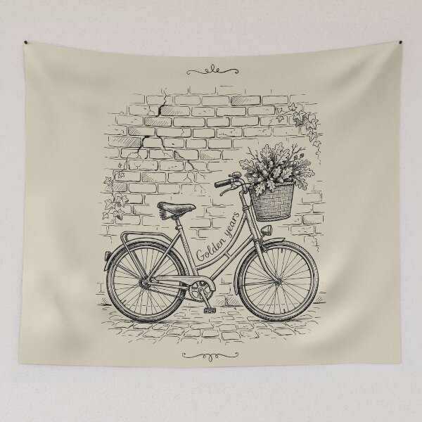 Item preview, Bicycle Basket Leaf - Autumn Nostalgia designed and sold by bapupa.