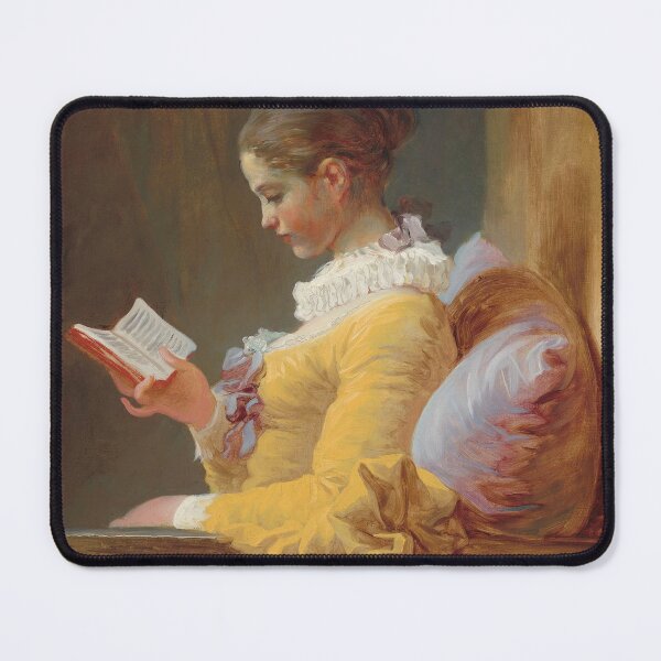 Item preview, Young Girl Reading Jean Honoré Fragonard Art Famous painting designed and sold by ArtUnova.