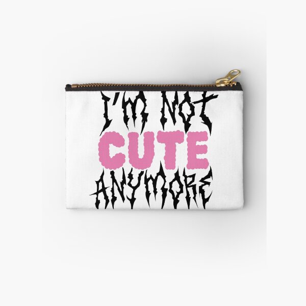 Item preview, I'm not cute anymore - Kpop quote lyrics (white version) designed and sold by Duckiechan.